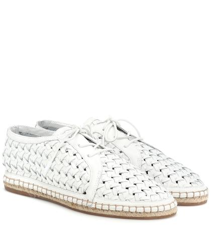 Zimmermann Woven Leather Espadrilles