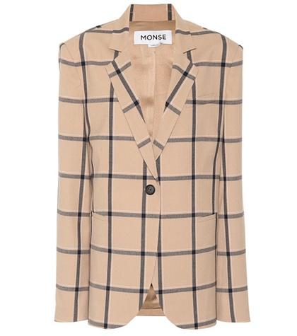 Monse Checked Blazer