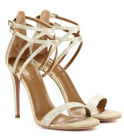 Gianvito Rossi Lucille 105 Glitter Sandals