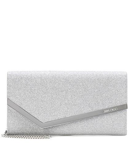 Jimmy Choo Emmie Glitter Clutch