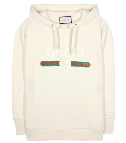 Gucci Appliquéd Cotton Hoodie