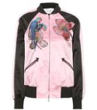 Rick Owens Embellished Silk-satin Bomber Jacket