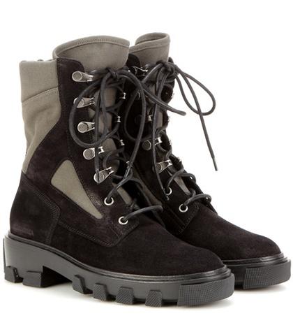 Balenciaga Exclusive To Mytheresa.com – Suede And Fabric Ankle Boots