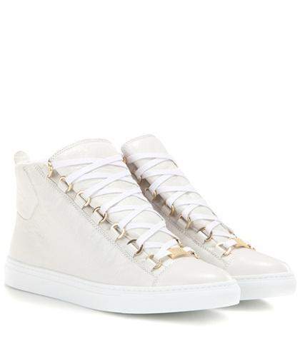 Balenciaga Arena High-top Leather Sneakers
