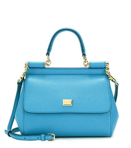 Dolce & Gabbana Sicily Small Leather Shoulder Bag