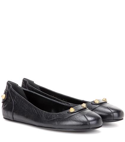 Helmut Lang Leather Ballerinas
