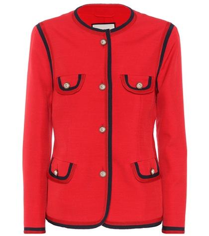 Gucci Silk And Wool Jacket
