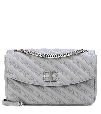 Balenciaga Chain Round M Leather Shoulder Bag