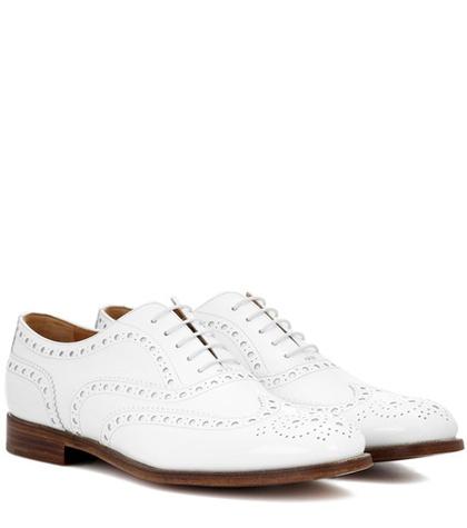 Oscar De La Renta Burwood Leather Oxford Shoes