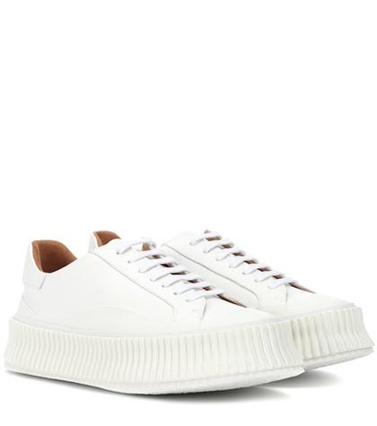 Christopher Kane Platform Leather Sneakers