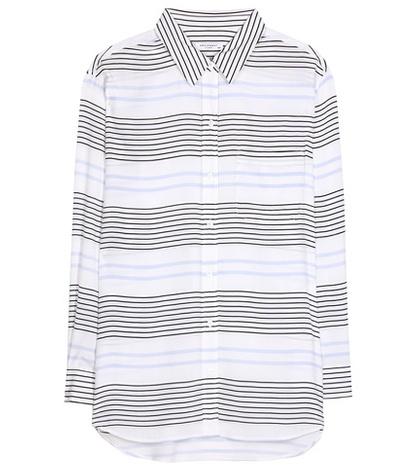 Isa Arfen Daddy Striped Silk Shirt