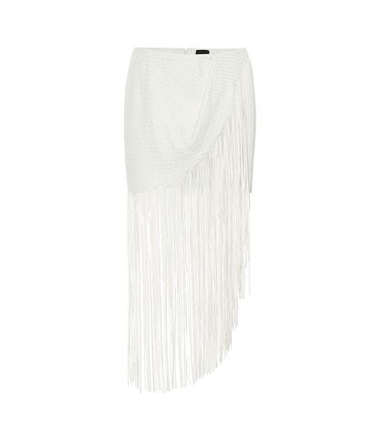 Magda Butrym London Fringed Leather Skirt