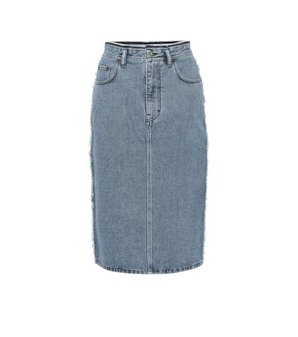 Acne Studios Ilyssia Denim Midi Skirt