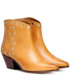 Isabel Marant Dacken Studded Leather Ankle Boots