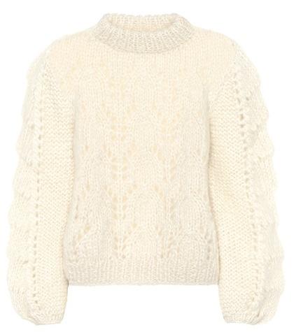 Ganni Mohair And Wool Sweater