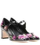 Dolce & Gabbana Printed Leather Pumps