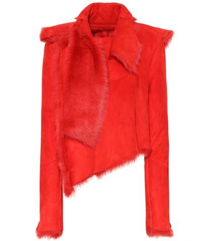 Unravel Fur Lined Suede Jacket