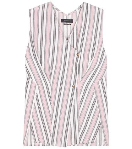 Isabel Marant Safi Striped Cotton Top