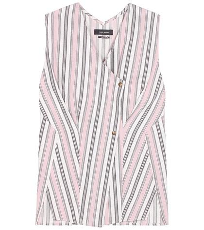 Isabel Marant Safi Striped Cotton Top