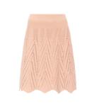 Chlo Crocheted Cotton Skirt