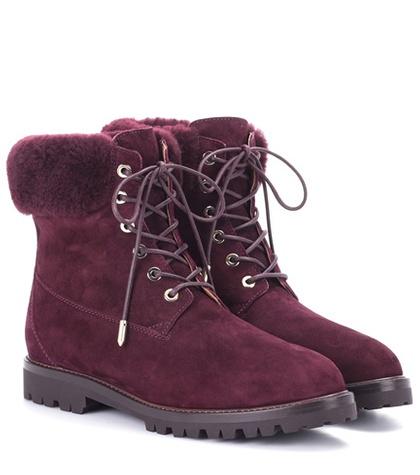 Tory Burch The Heilbrunner Suede Ankle Boots