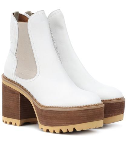 See By Chlo Erika Leather Ankle Boots