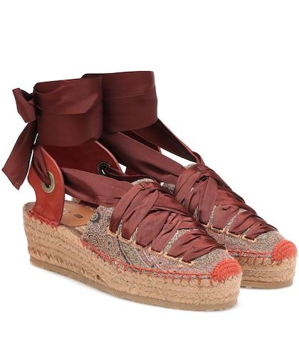 Etro Paisley Jacquard Espadrilles