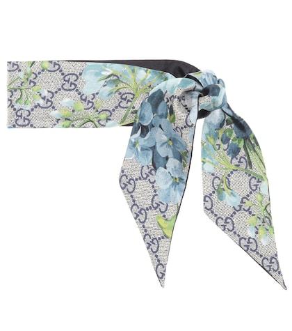 Golden Goose Gg Blooms Silk Scarf