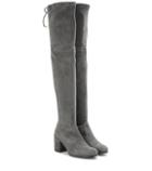 Ganni Tieland Suede Over-the-knee Boots