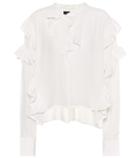 Isabel Marant Libel Ruffled Silk Blouse