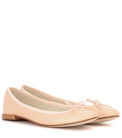 Self-portrait Cendrillon Patent Leather Ballerinas