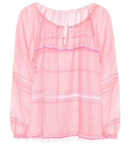 Lemlem Lulu Striped Gauze Blouse