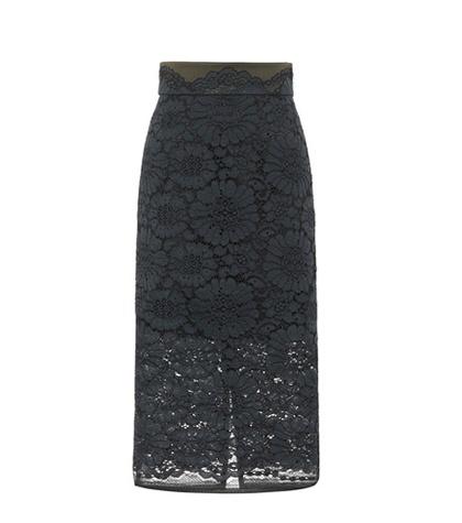 Dorothee Schumacher Lace Temptation Cotton-blend Skirt