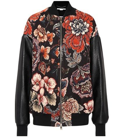 Stella Mccartney Jacquard Bomber Jacket