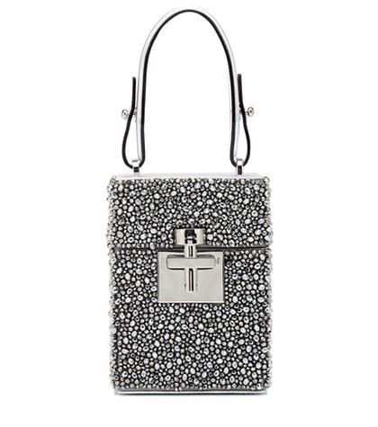 Oscar De La Renta Alibi Mini Beaded Bucket Bag