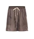 Rick Owens Silk Shorts