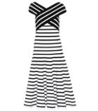 Carolina Herrera Striped Dress