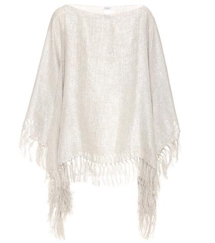 Brunello Cucinelli Metallic Poncho