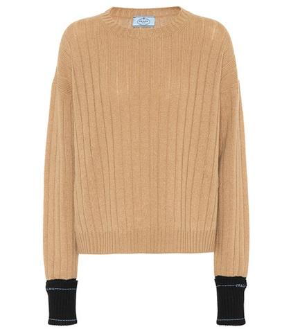 Prada Ribbed Cashmere Sweater