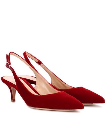 Co Exclusive To Mytheresa.com – Jackie Velvet Sling-back Pumps