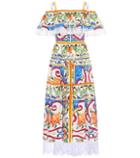 Dolce & Gabbana Printed Cotton-blend Dress