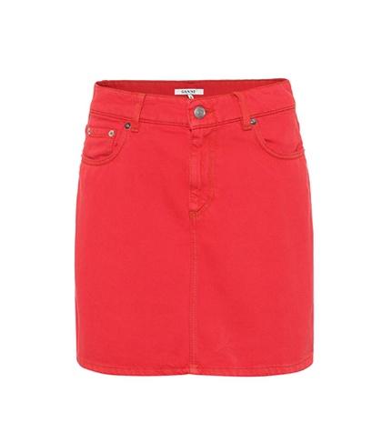 Ganni Denim Miniskirt
