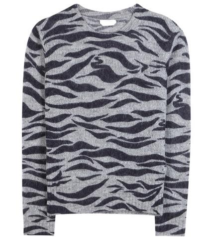 Victoria Victoria Beckham Zebra-printed Sweater