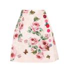 Dolce & Gabbana Jacquard Cotton And Silk Skirt