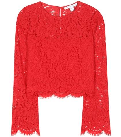 Diane Von Furstenberg Yeva Lace Top