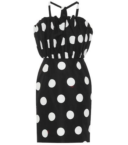 Msgm Printed Cotton Minidress