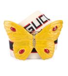 Gucci Butterfly Striped Belt
