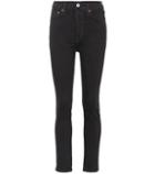 Christian Louboutin Cropped High-rise Skinny Jeans