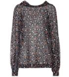 Dorothee Schumacher Delicate Dazzle Fil Coupé Silk Top