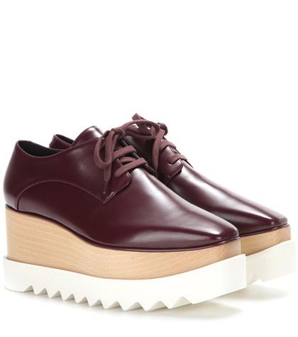 J Brand Elyse Platform Derby Shoes